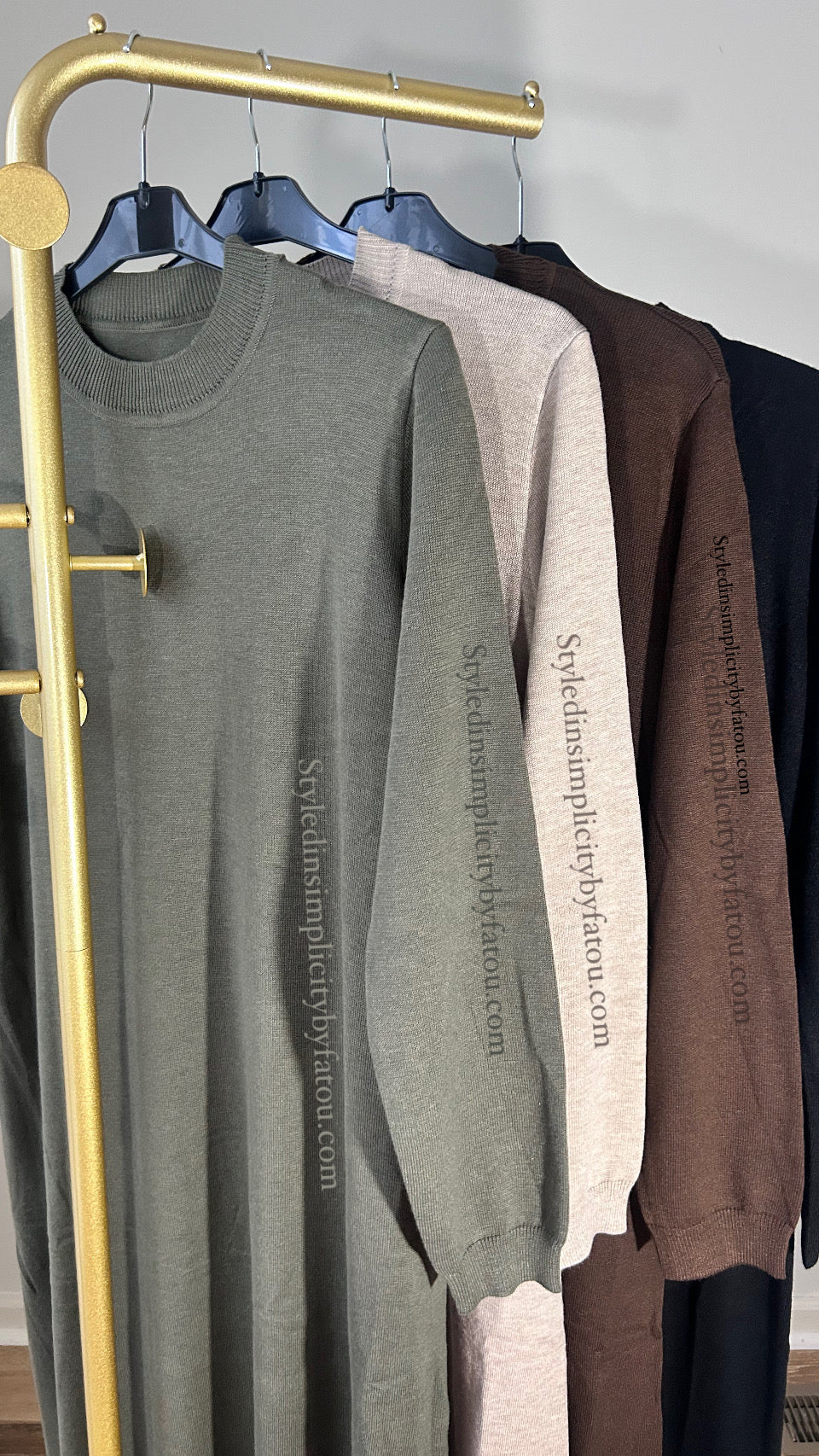Knit essential winter and Falls abaya