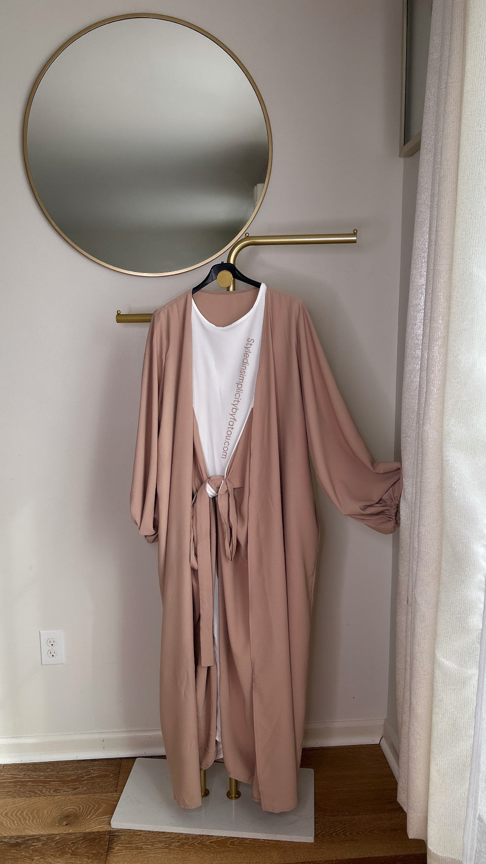 Wrap Abaya set 3 in 1