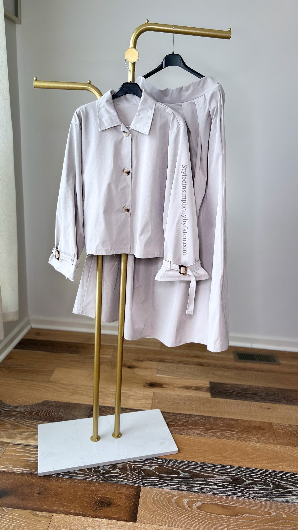 Modest skirt set
