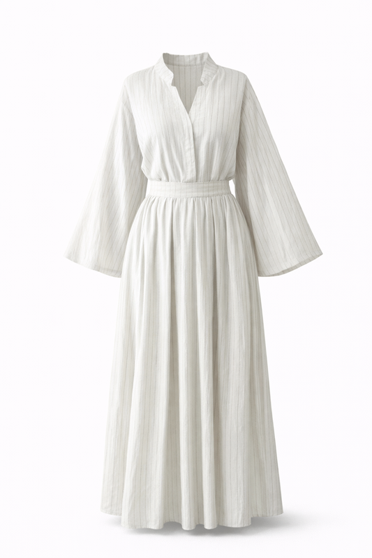 Viscose linen skirt top set