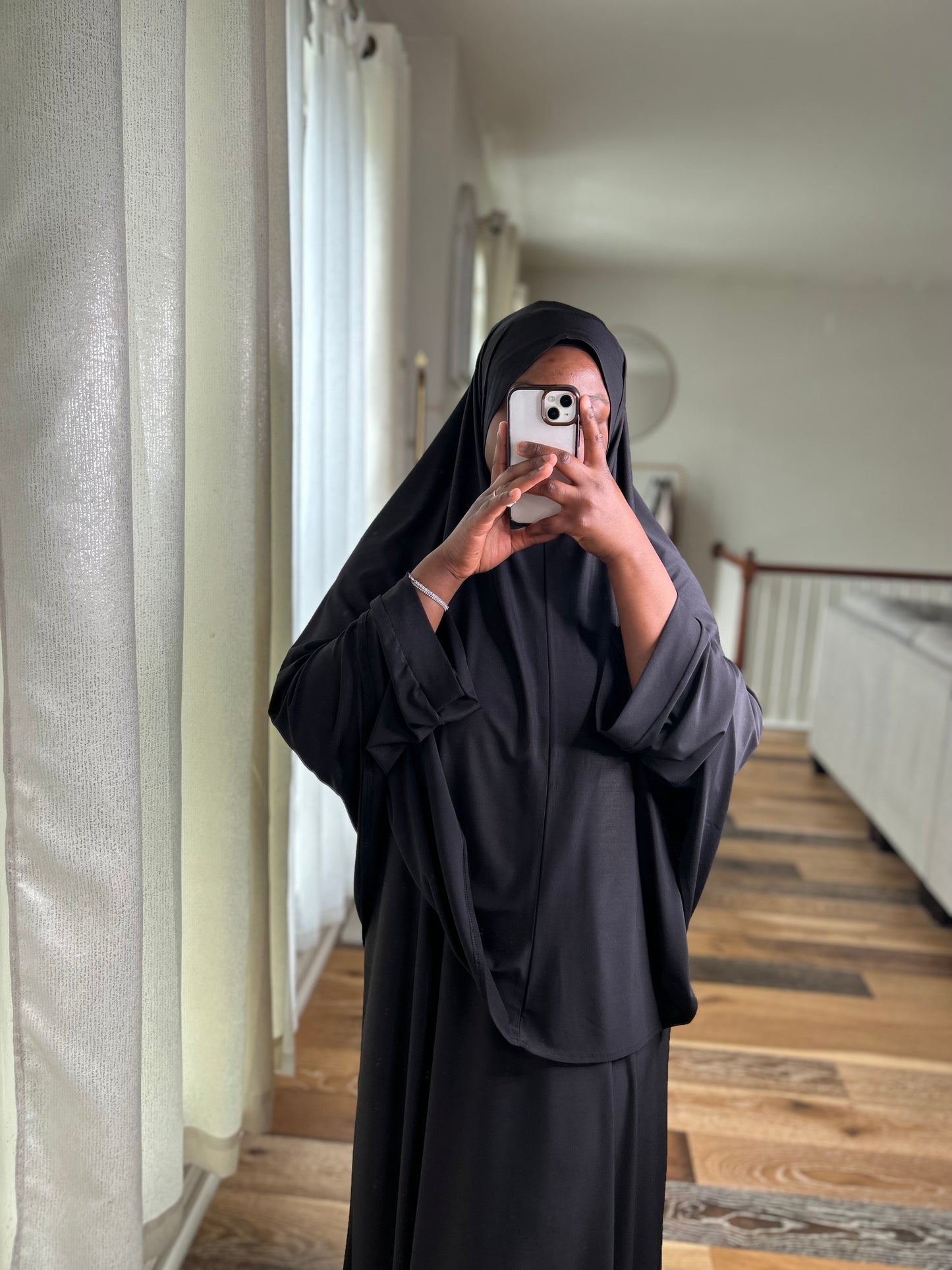 Comfortable abaya khimar set