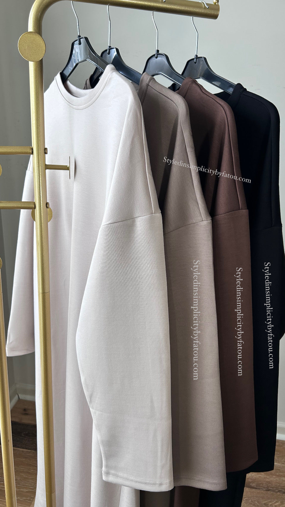 Premium Abaya Amina Fall loose fit l abaya dress style
