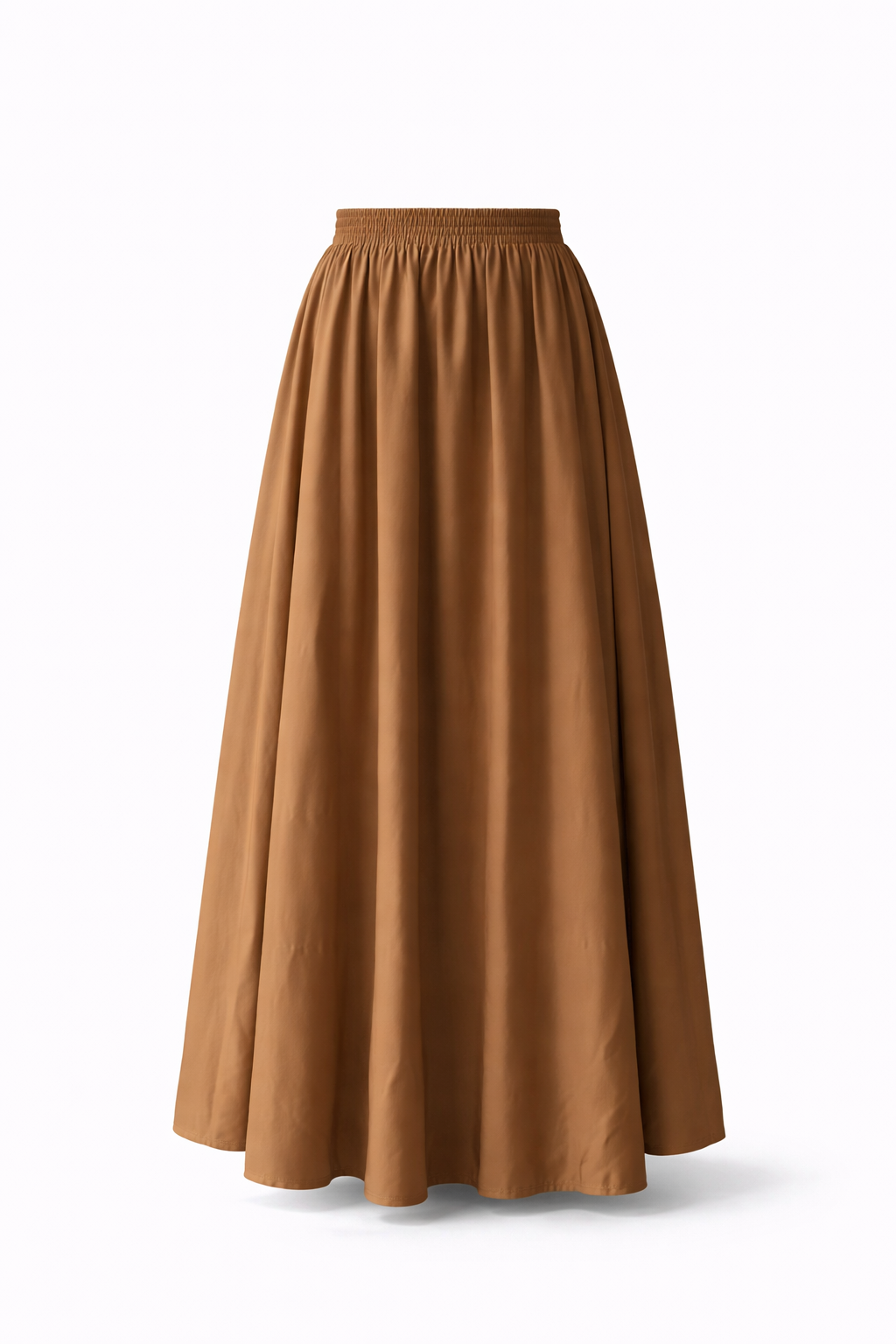 95% COTTON 5% POLYESTER Cotton maxi skirt