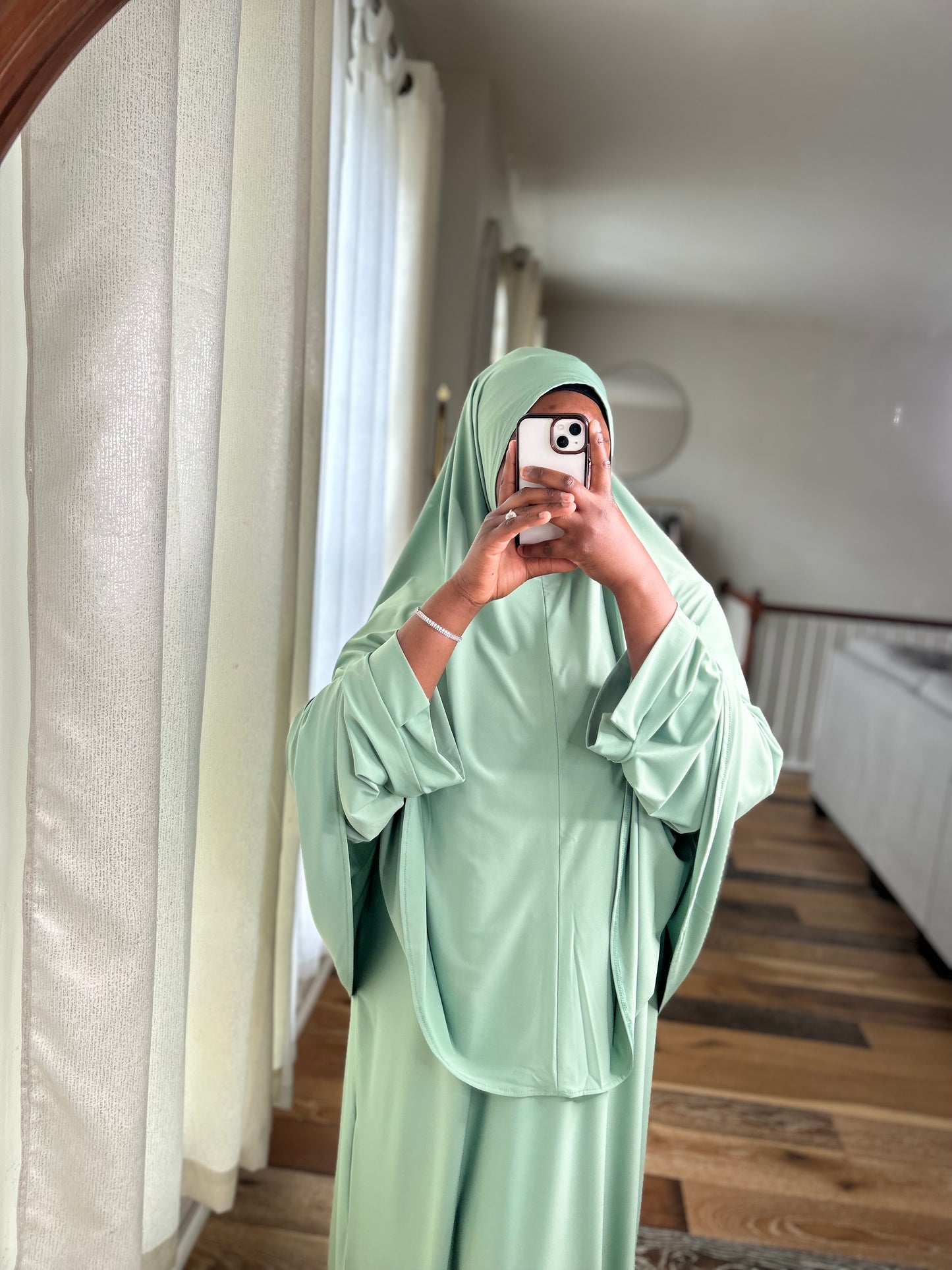 Comfortable abaya khimar set