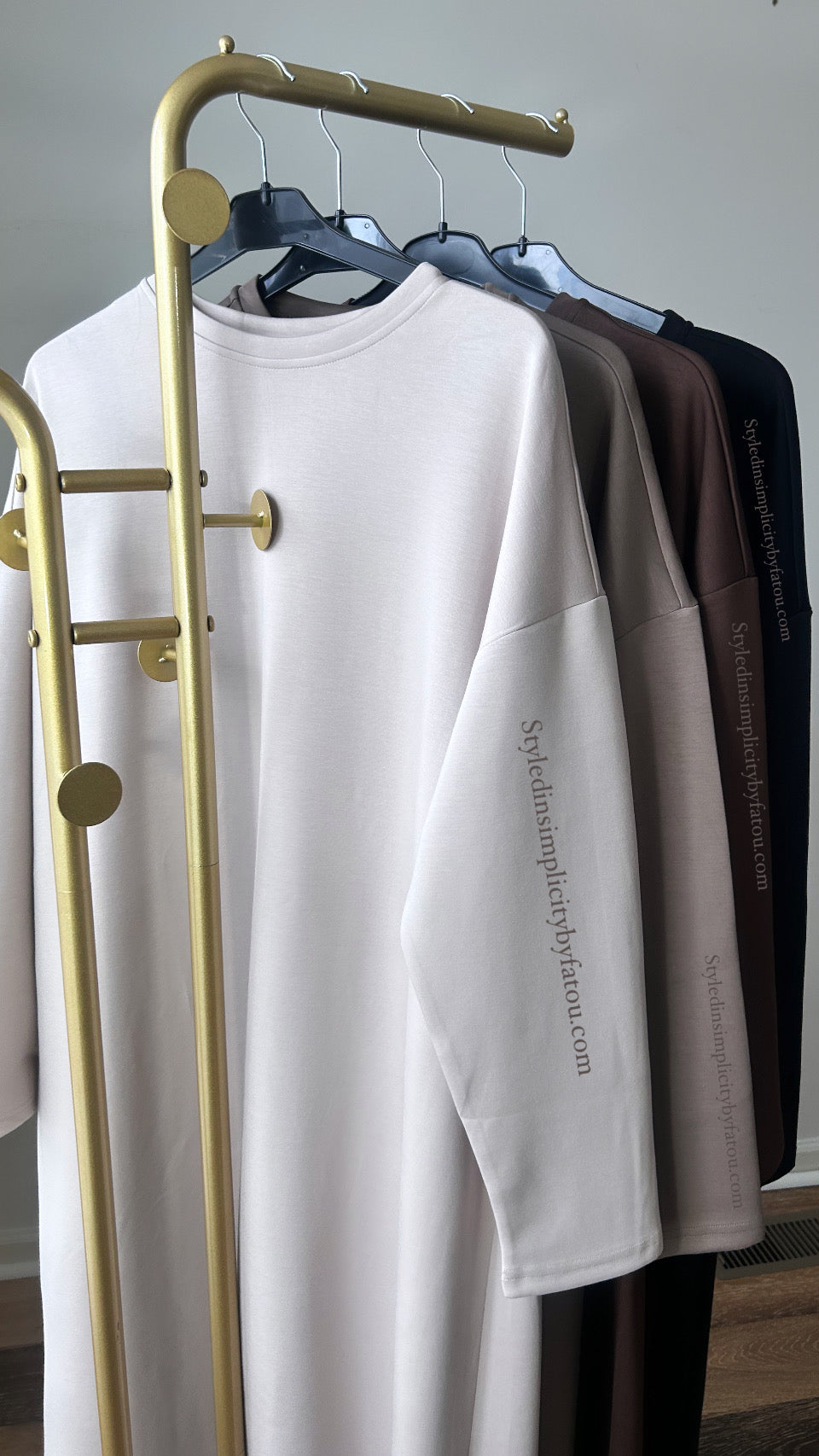 Premium Abaya Amina Fall loose fit l abaya dress style