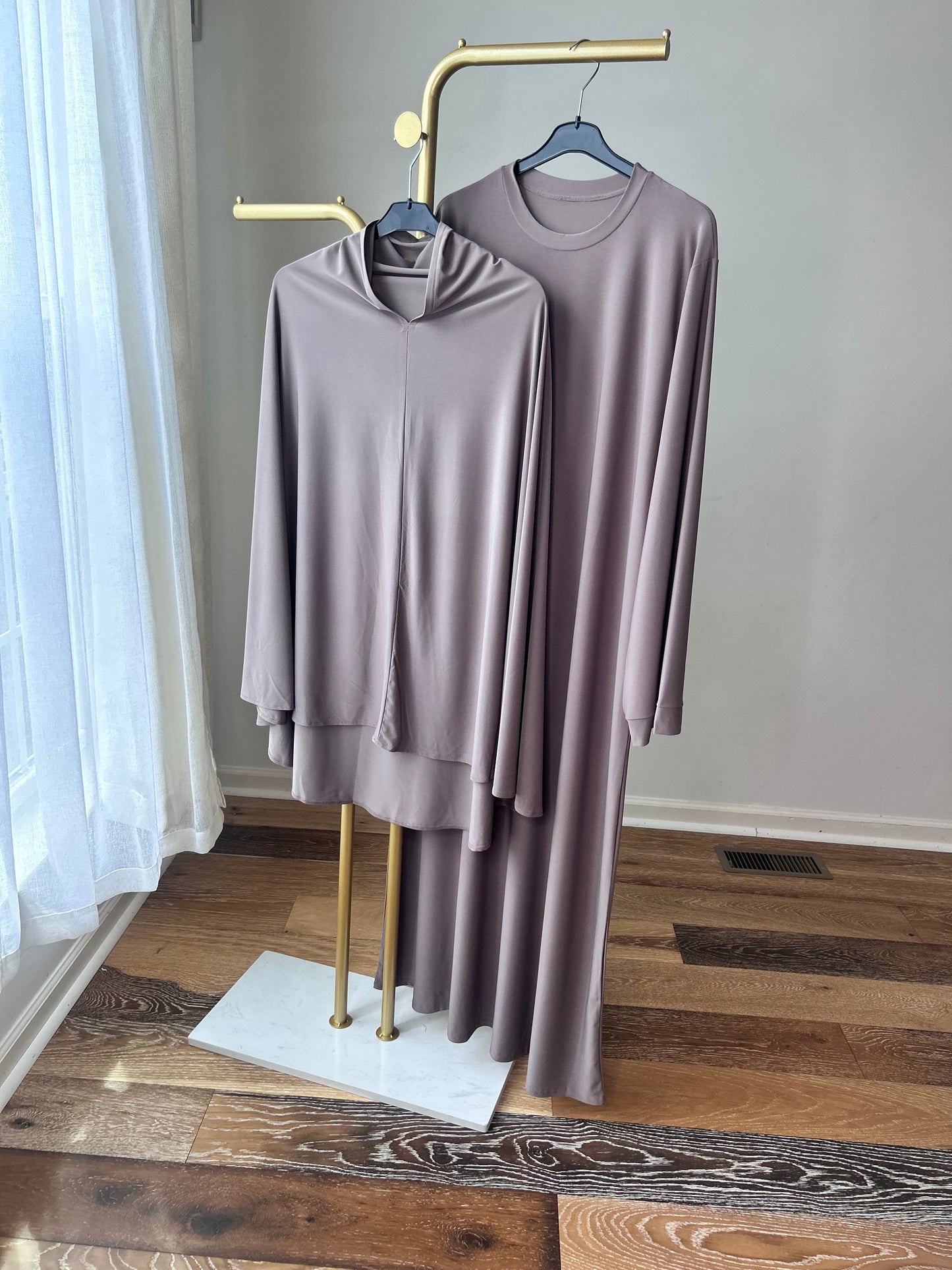 Comfortable abaya khimar set