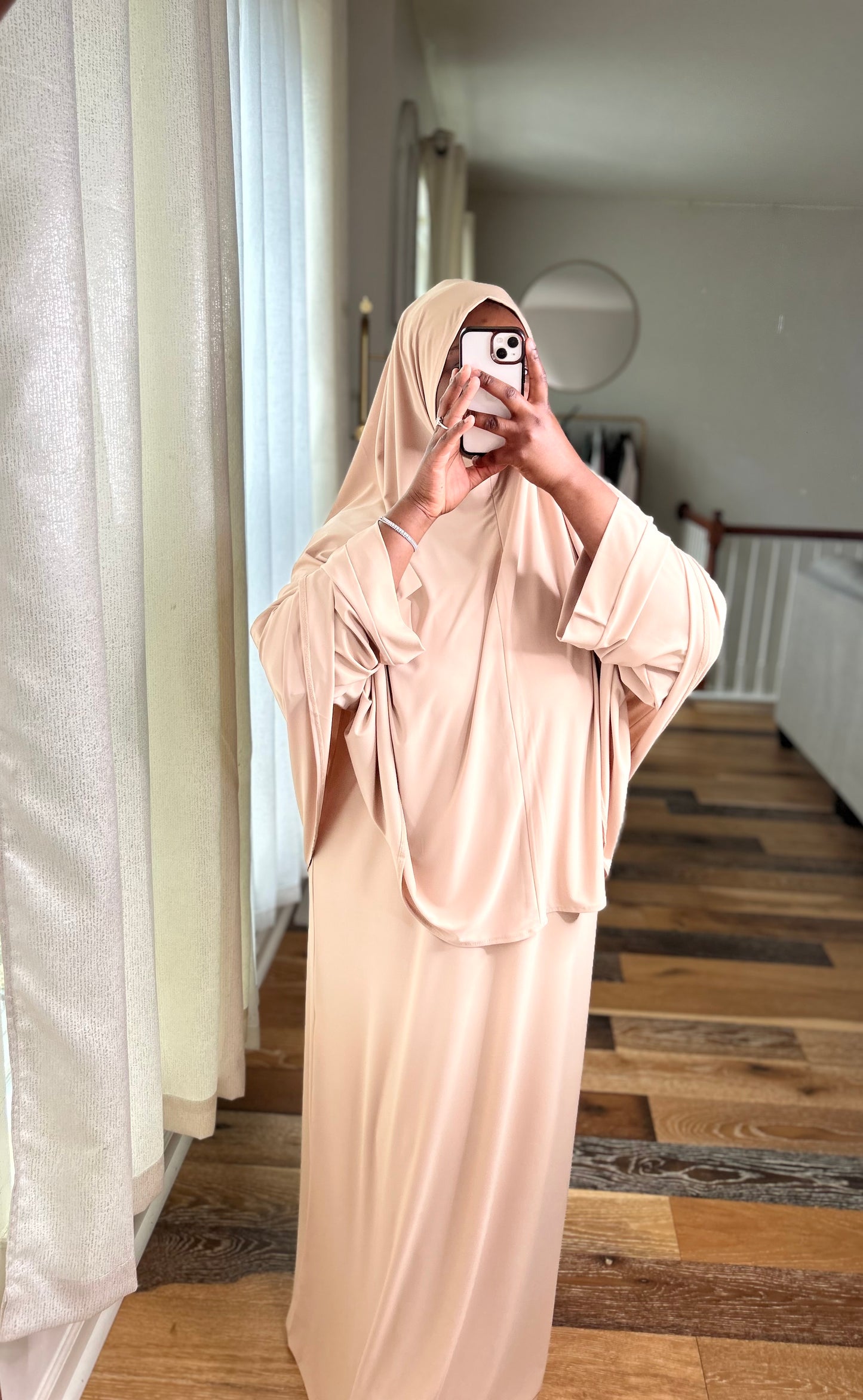 Comfortable abaya khimar set