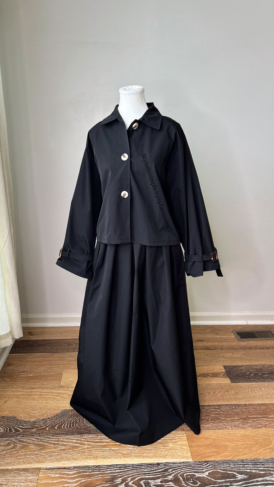 Modest skirt set