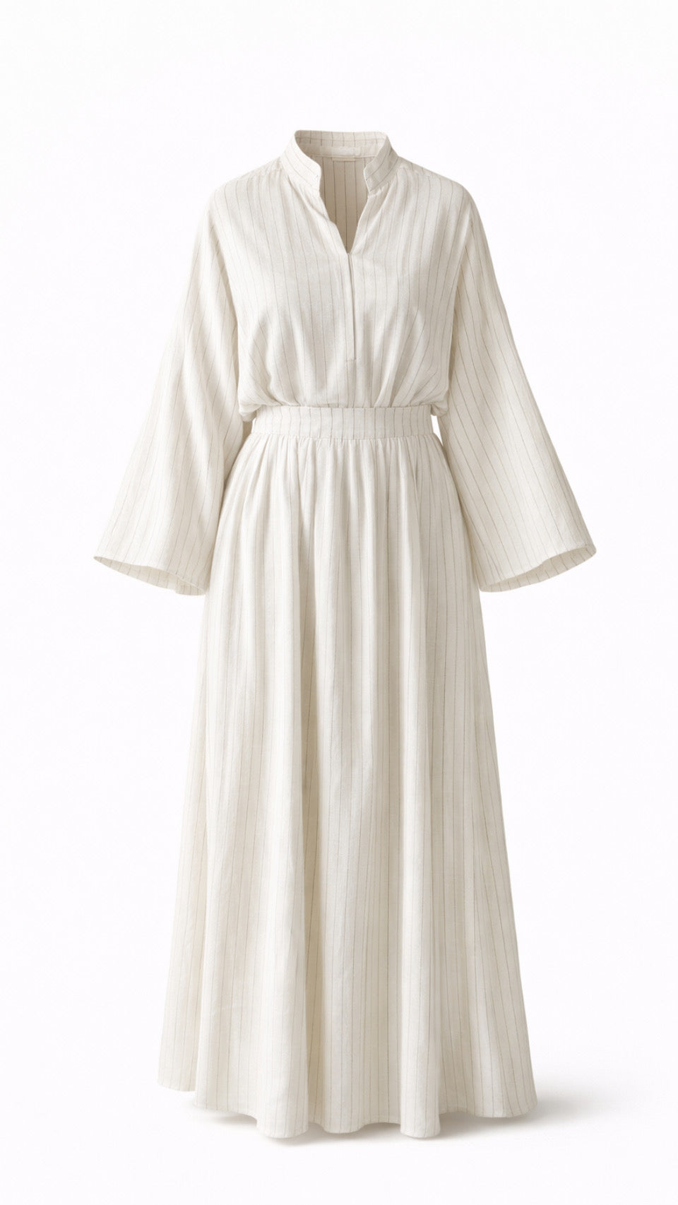 Viscose linen skirt top set