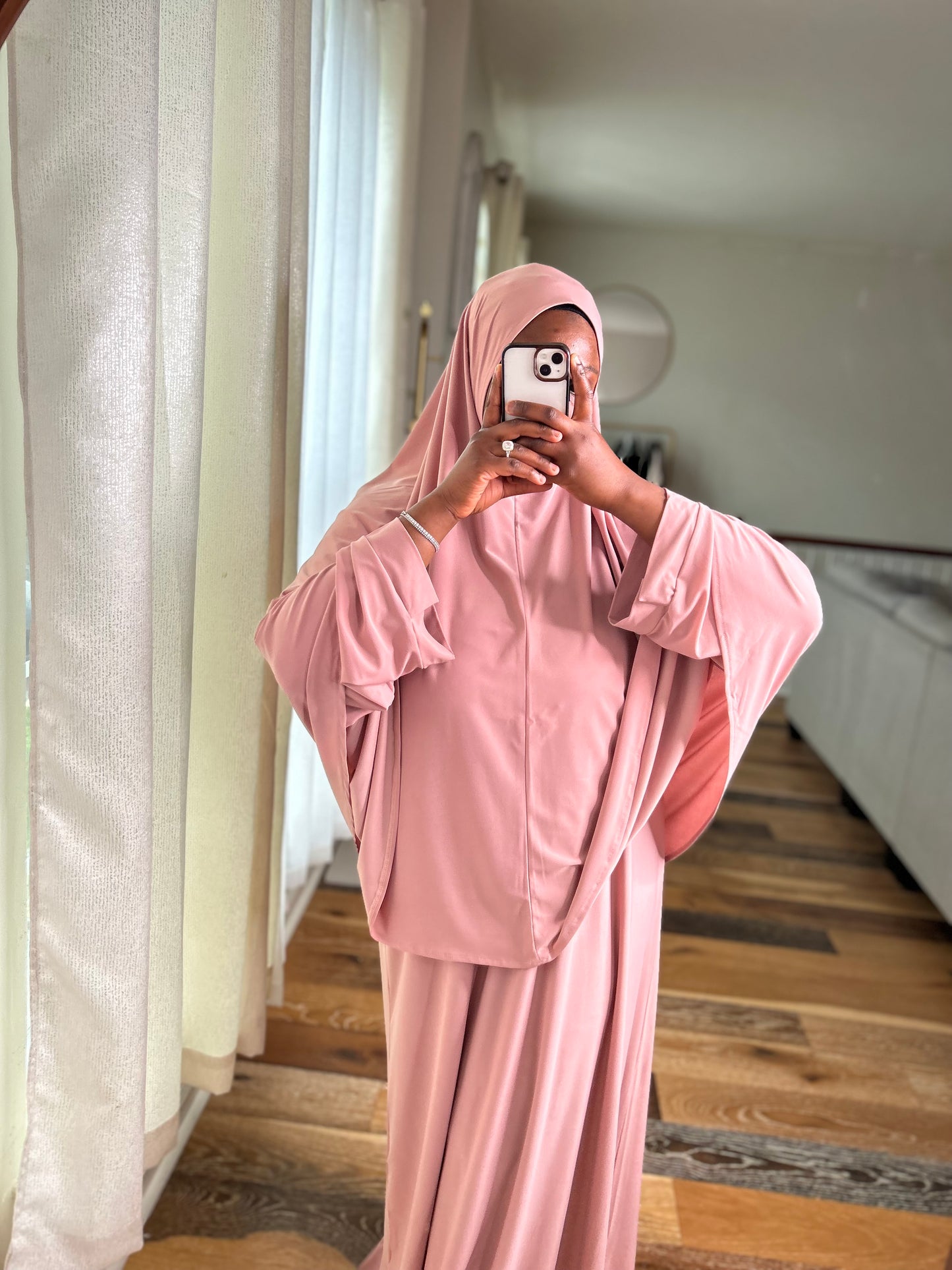 Comfortable abaya khimar set