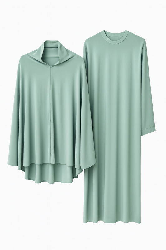Comfortable abaya khimar set