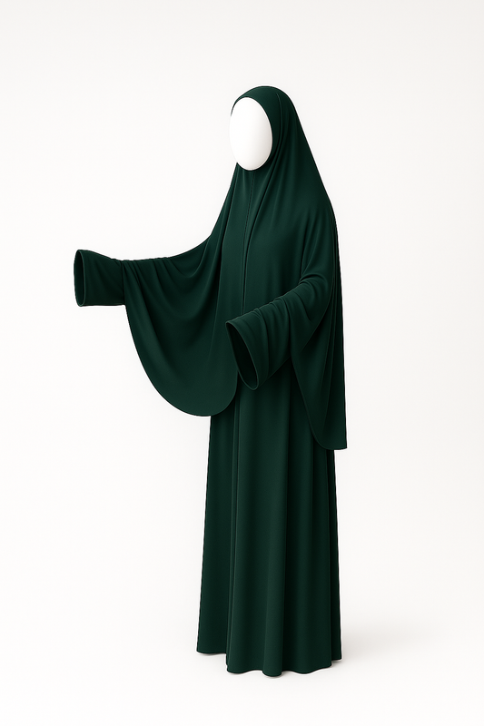 Comfortable abaya khimar set