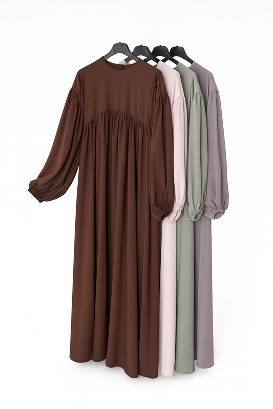 Premium Medina silk Flare abaya