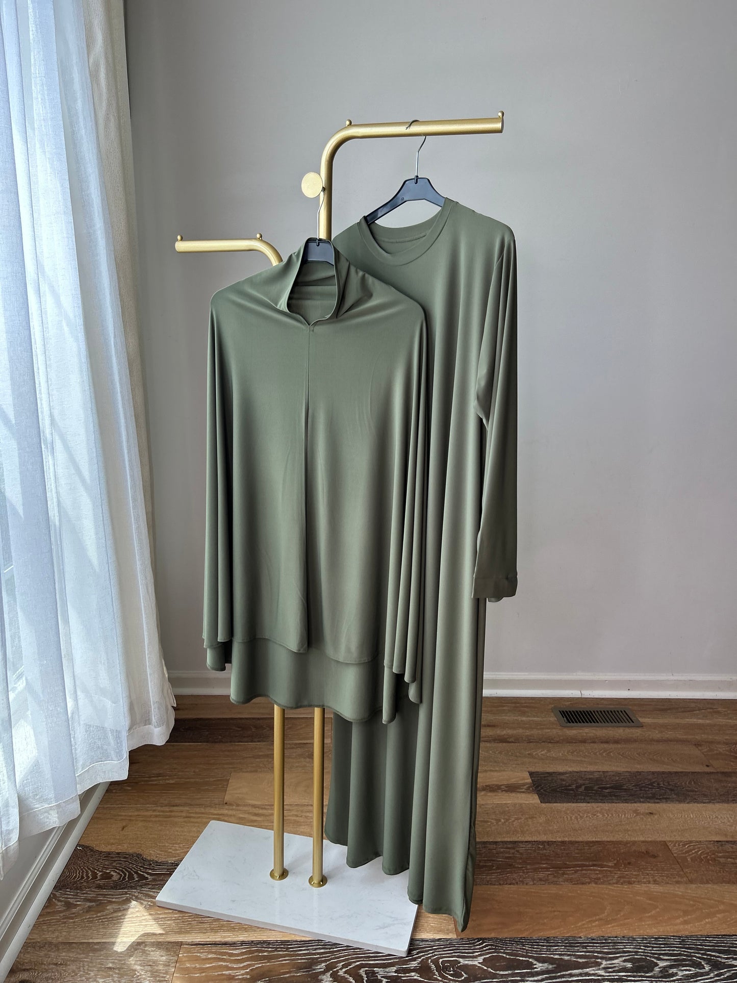 Comfortable abaya khimar set