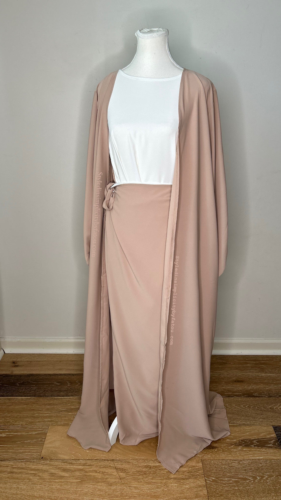 Wrap Abaya set 3 in 1