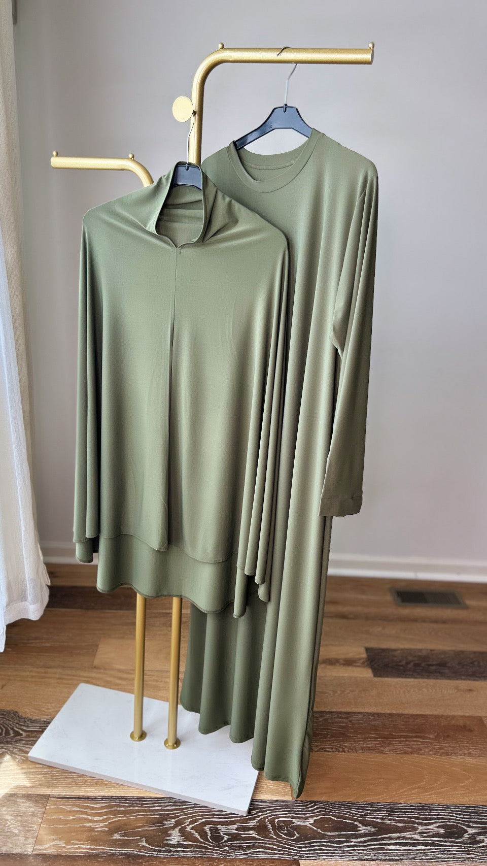 Comfortable abaya khimar set