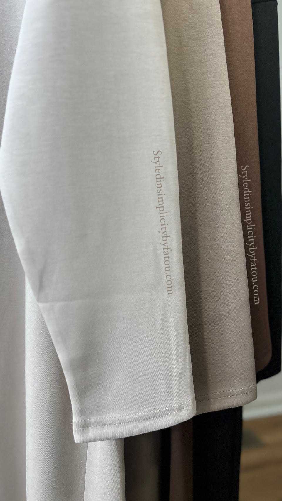 Premium Abaya Amina Fall loose fit l abaya dress style