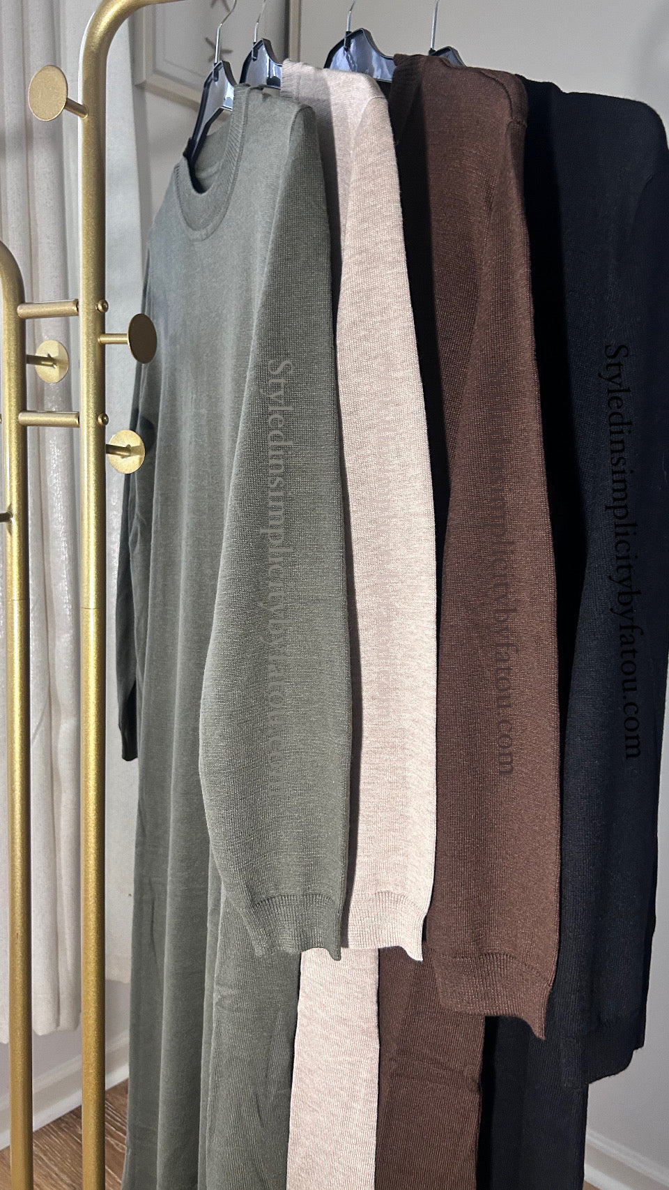 Knit essential winter and Falls abaya