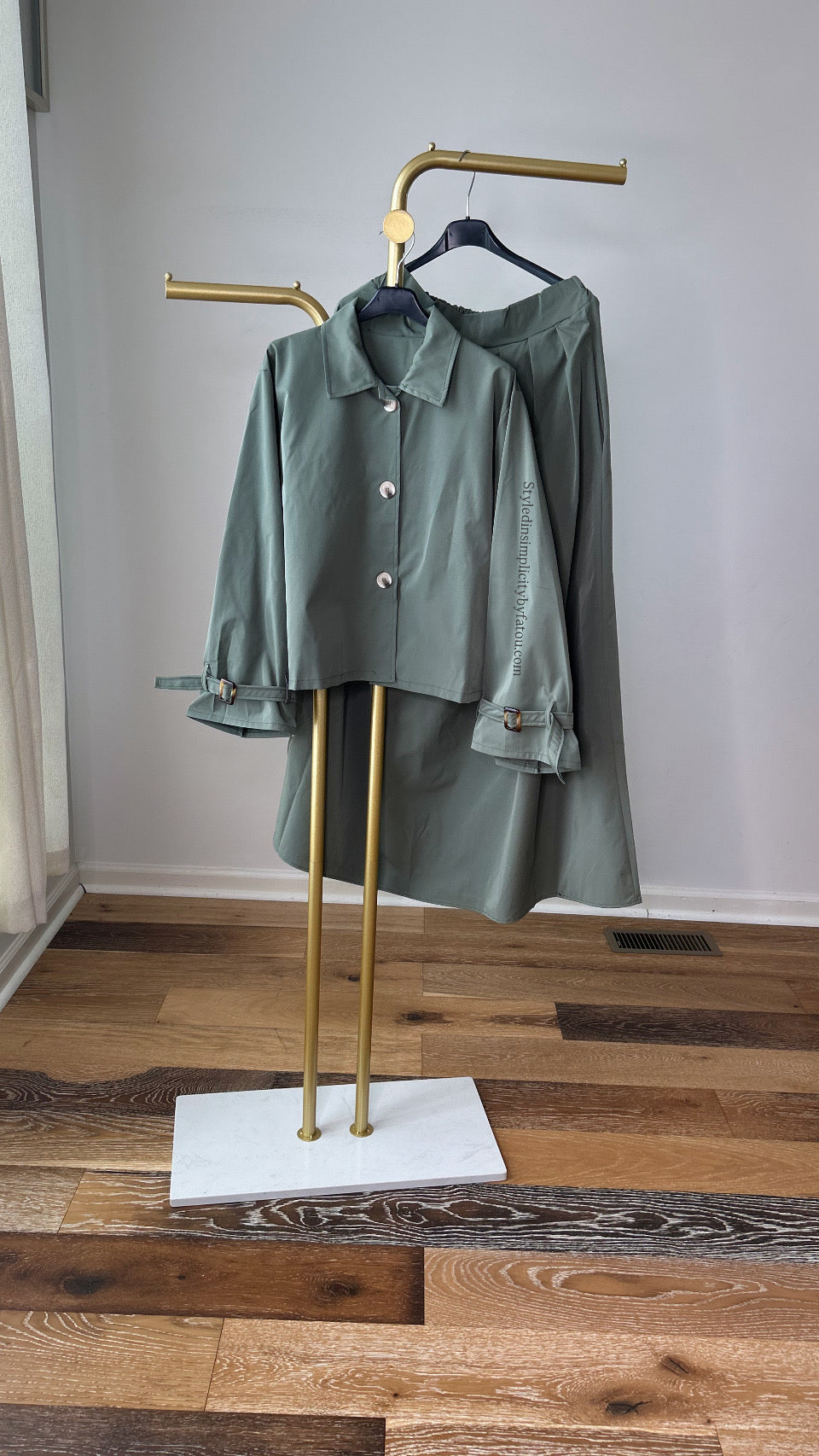 Modest skirt set