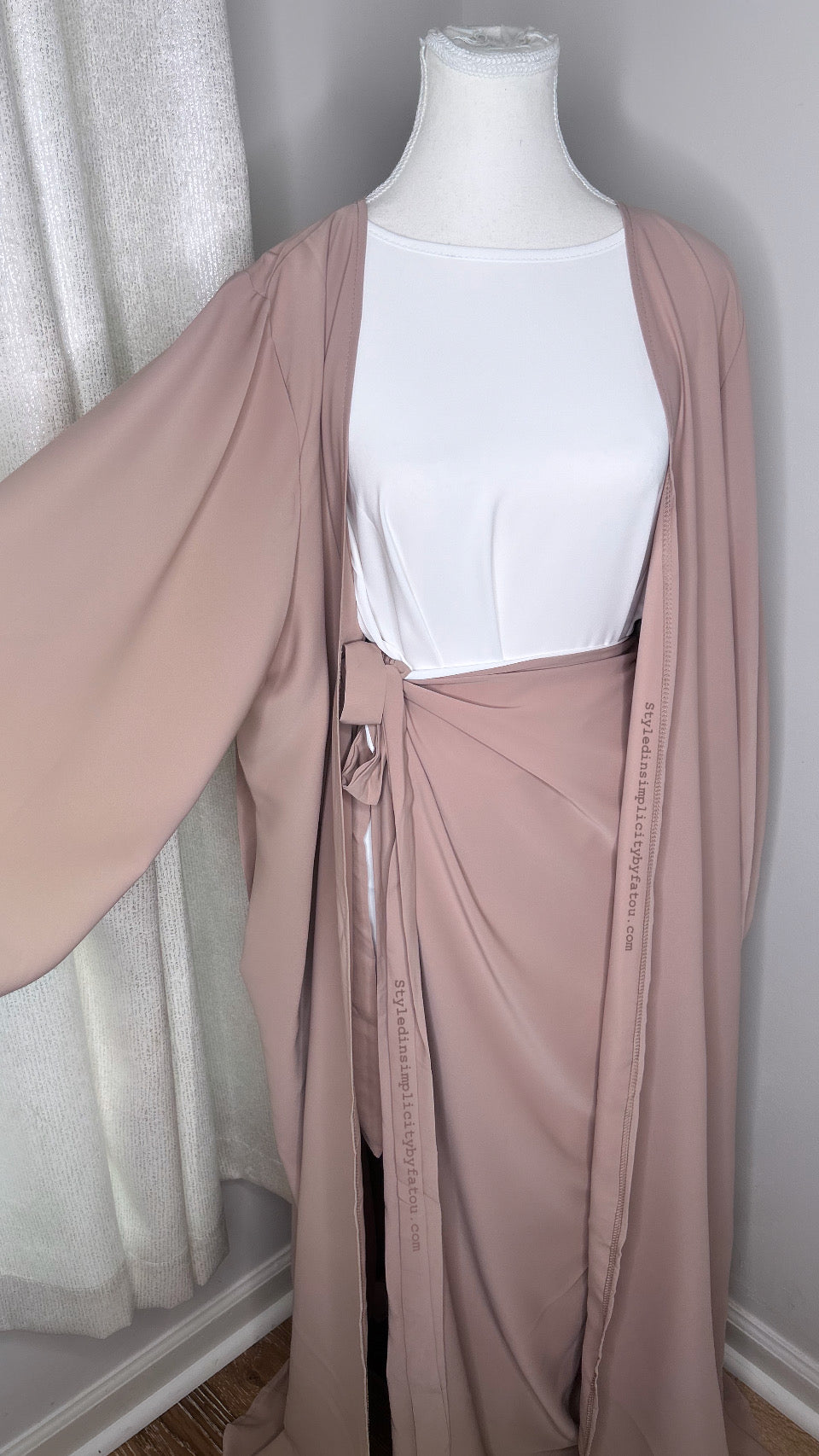 Wrap Abaya set 3 in 1