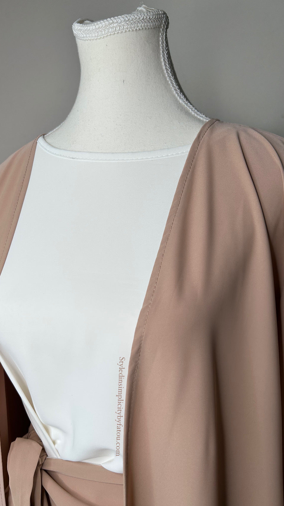 Wrap Abaya set 3 in 1