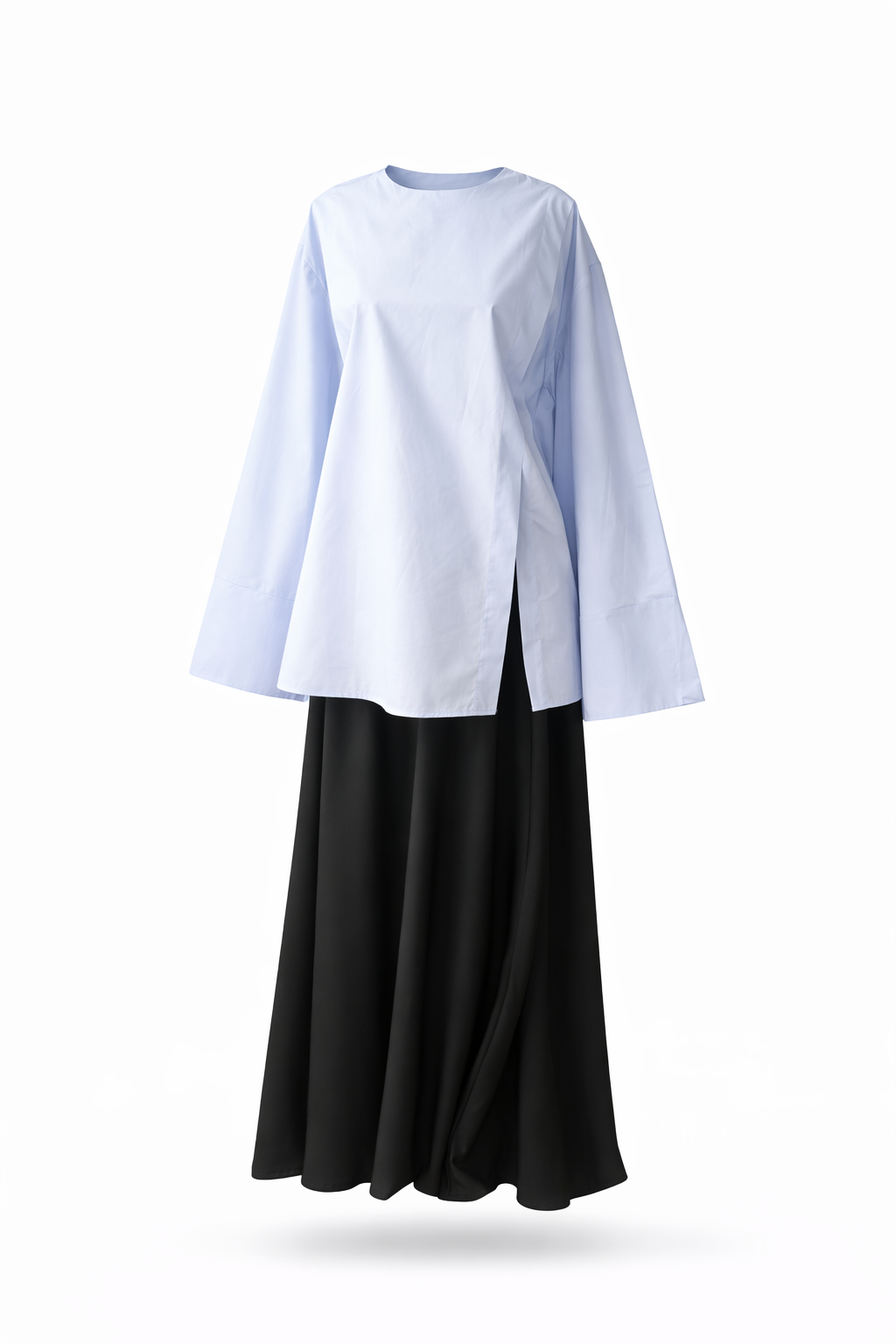 Oversized modest cotton top