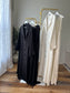 Modest Summer Abaya Set | Elegant Maxi Dress 2 Piece Set | Breathable Viscose Tencel Linen Abaya | Loose Modest Muslim Dress | Eid Outfit USA