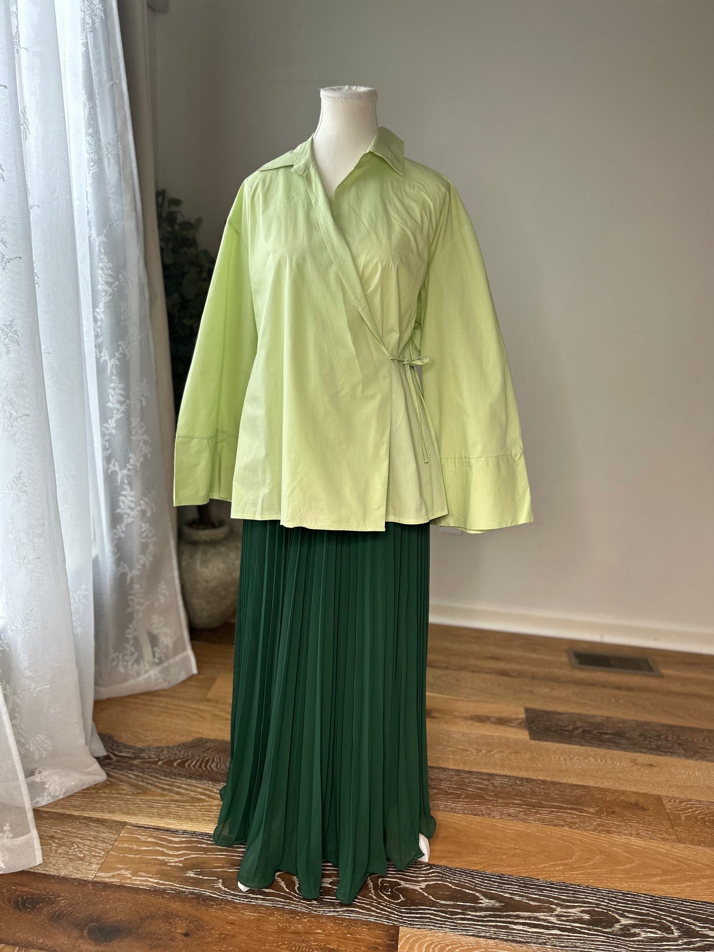 Wrapped cotton top