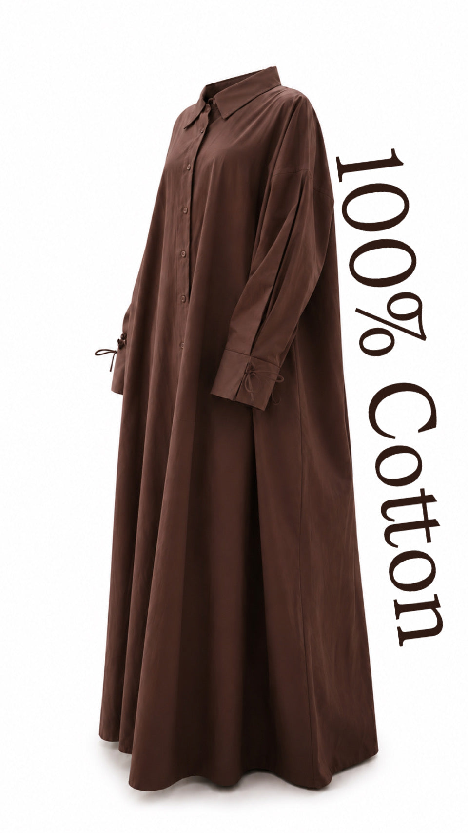 100 % Cotton Abaya Priya