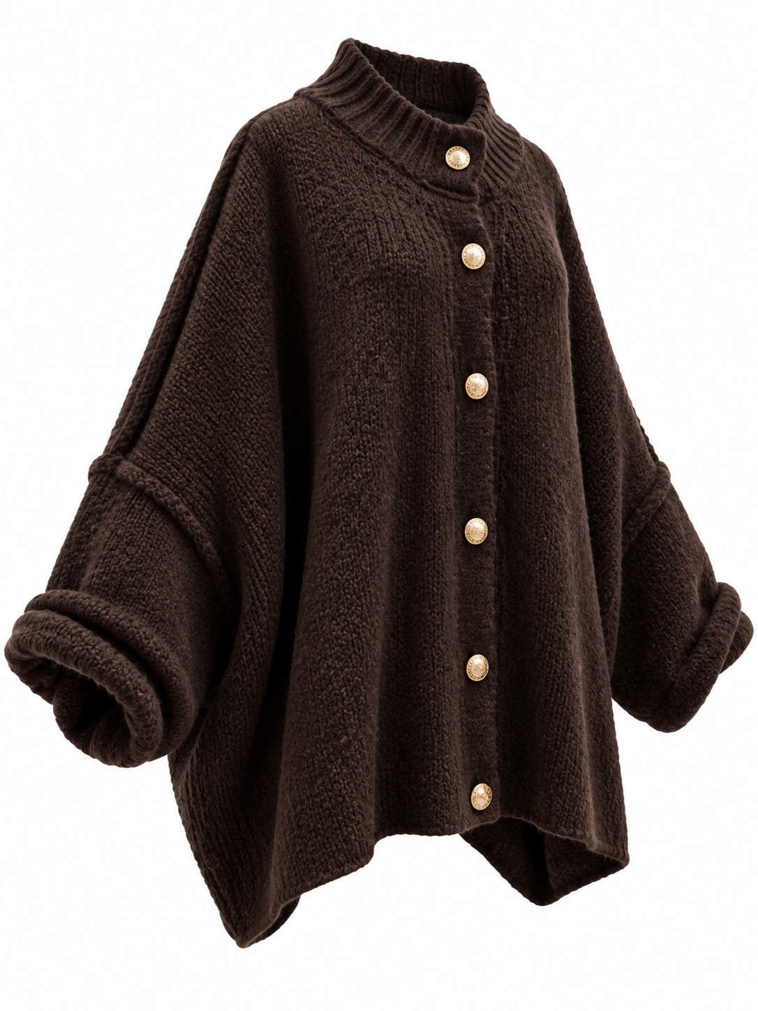 Oversized Modest Sweater Wool Mohair Blend Knit Top