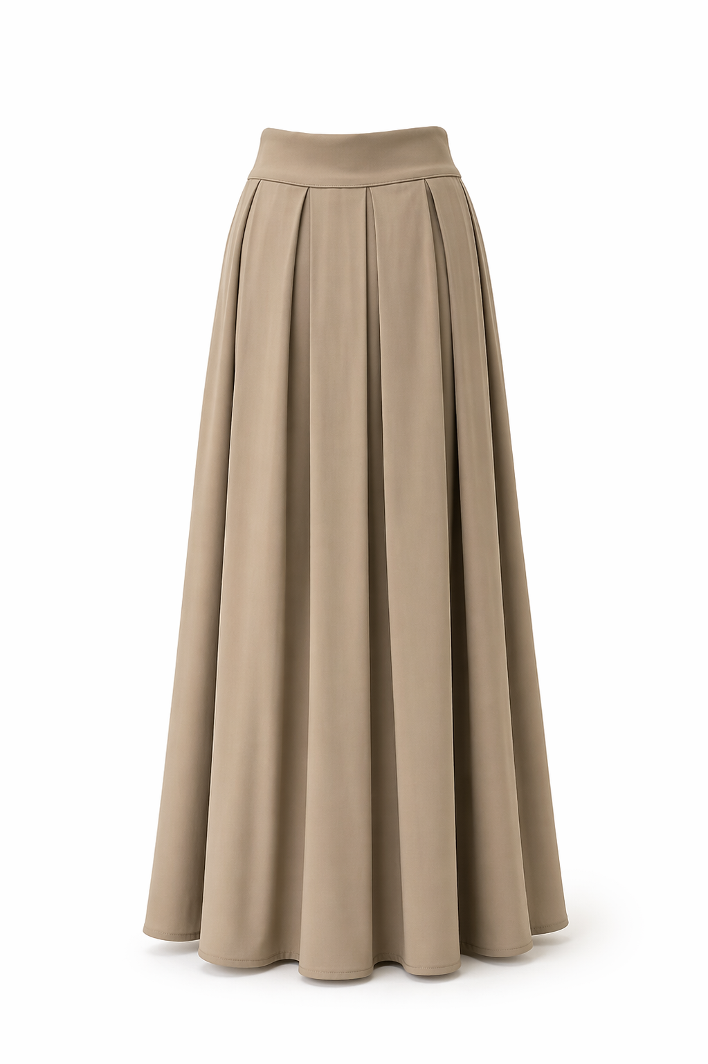 Pleaded maxi skirt 100cm long