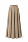 Pleaded maxi skirt 100cm long