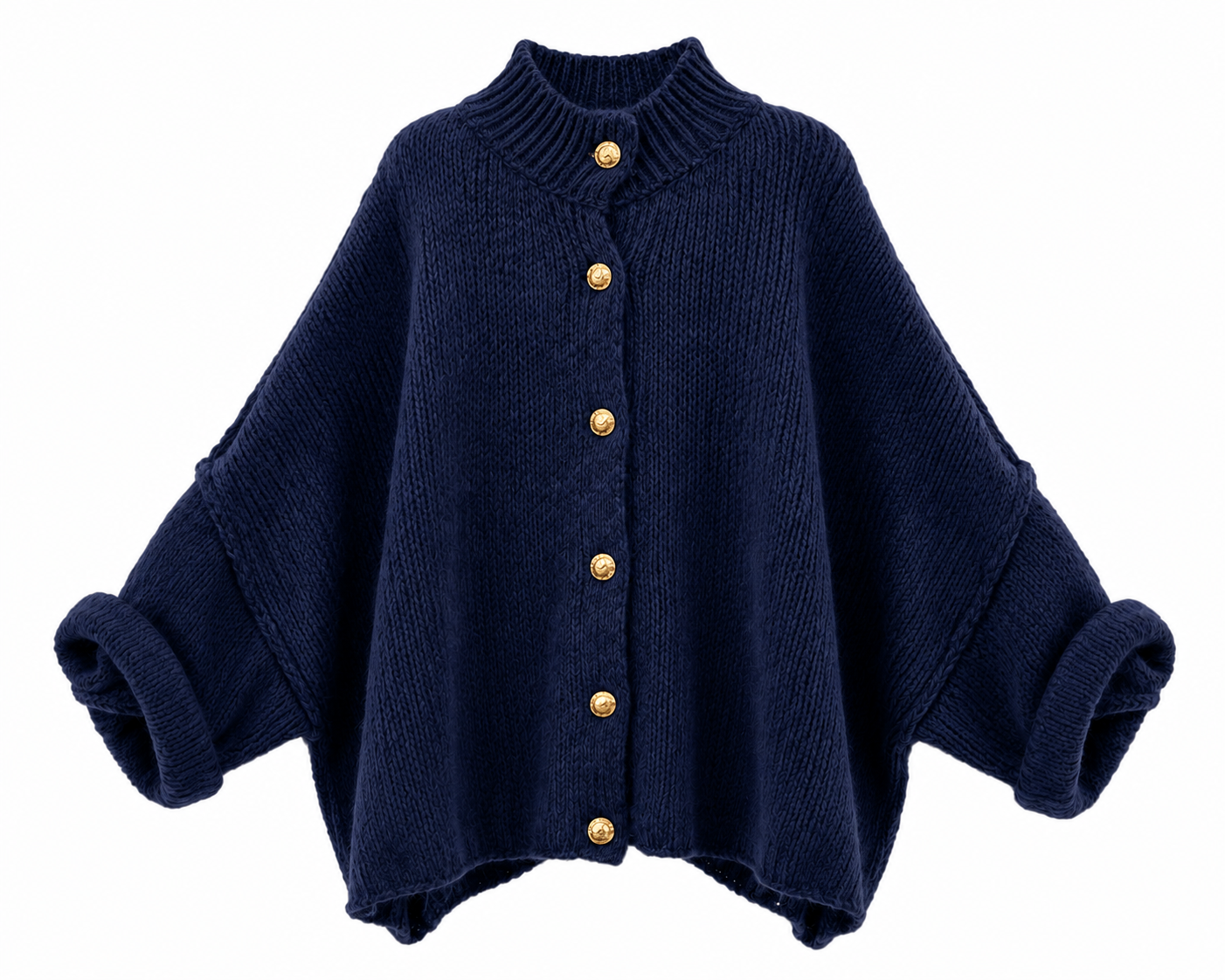 Oversized Modest Sweater Wool Mohair Blend Knit Top