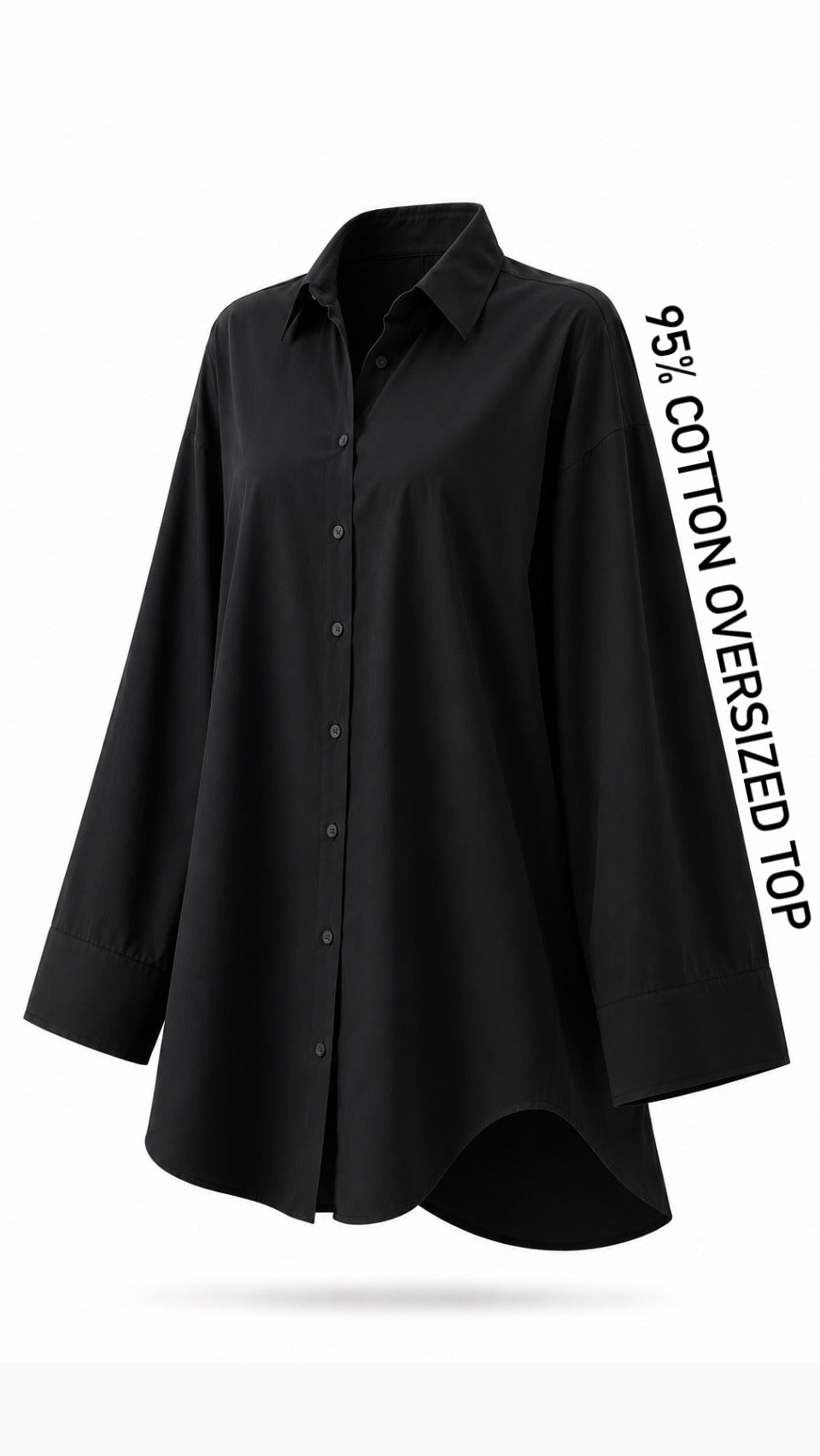 Oversized summer cotton top