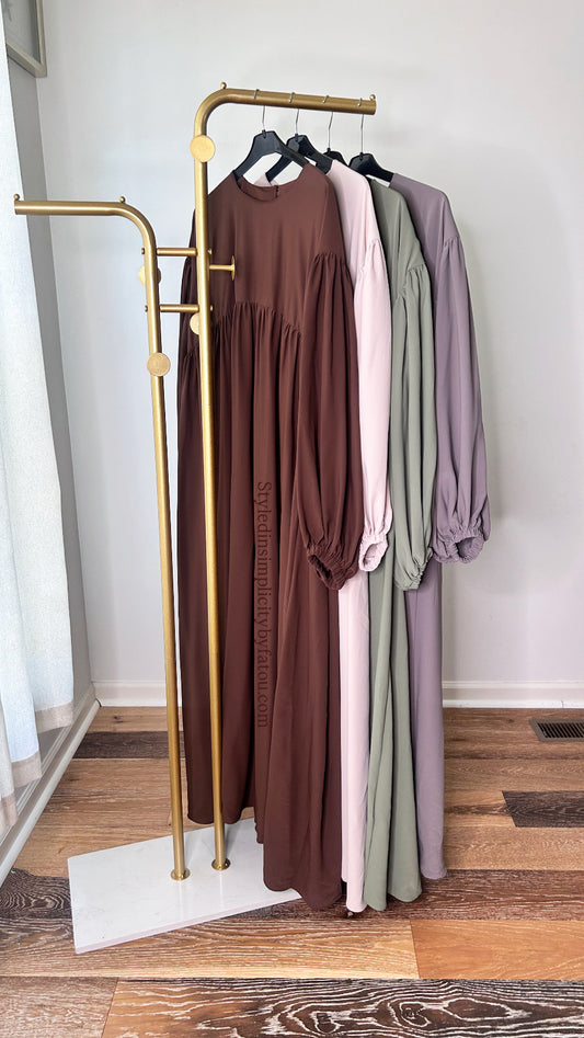 Premium Medina silk Flare abaya