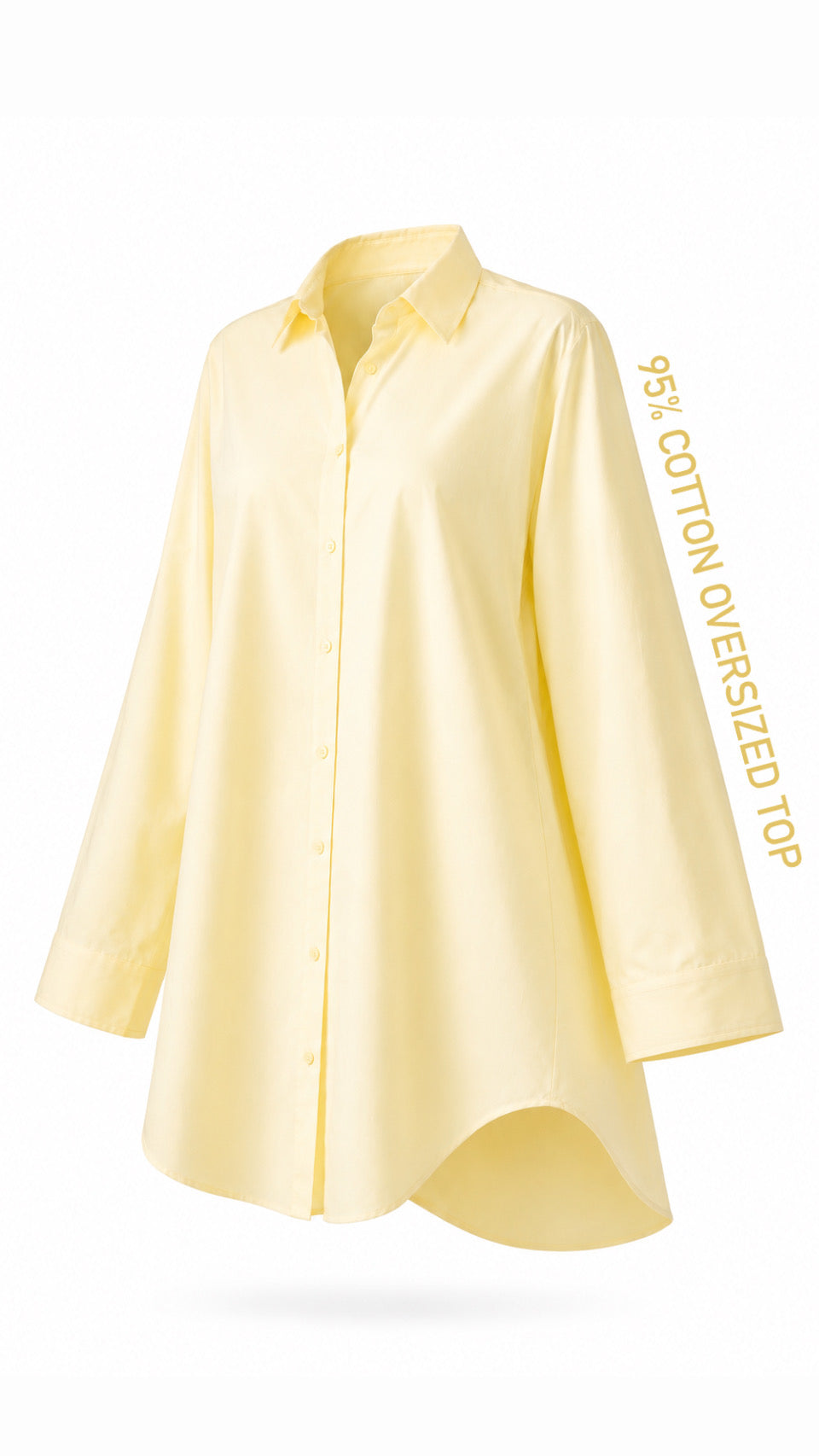 Oversized summer cotton top