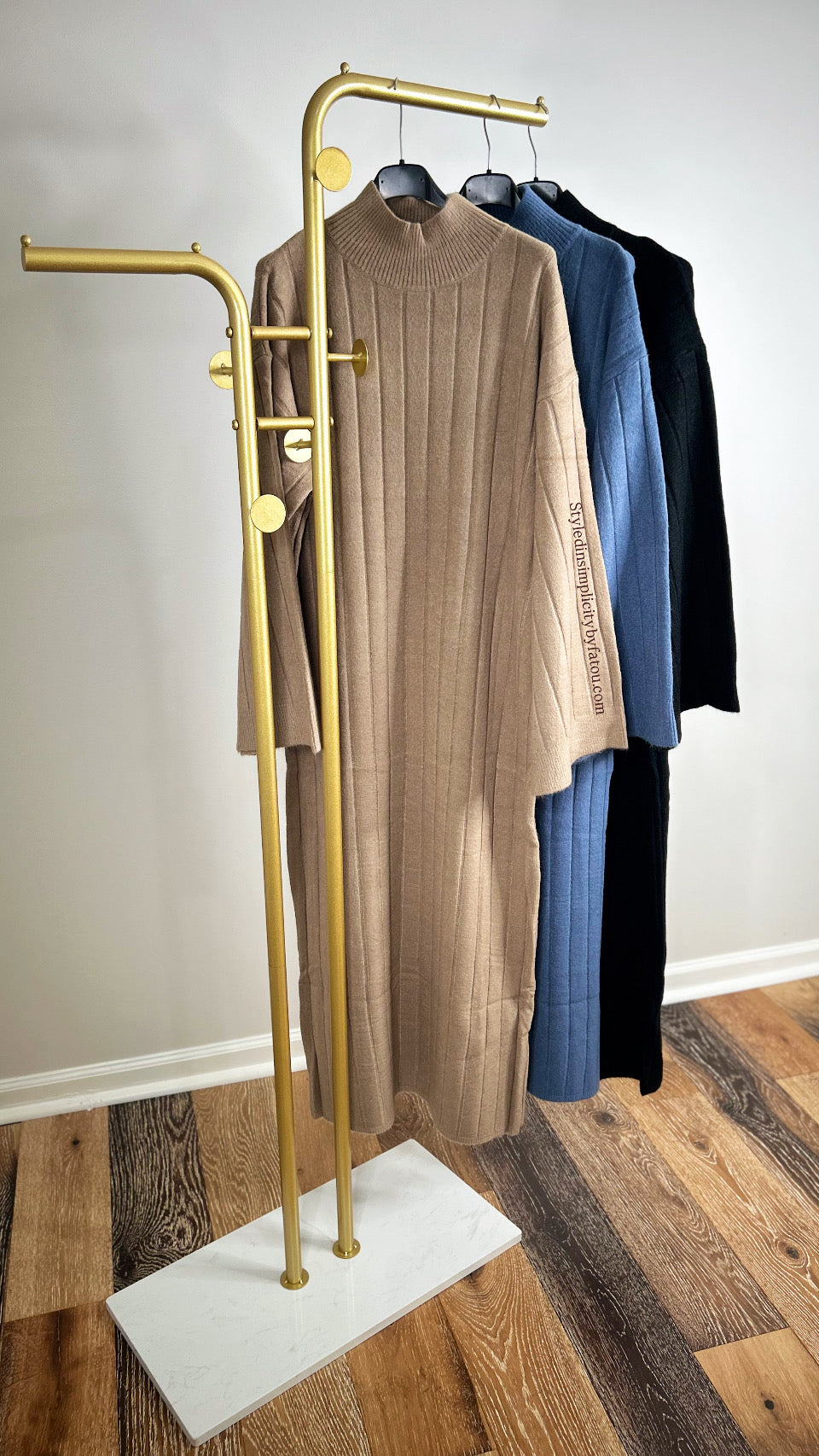 Abaya Zaïna Knit essential winter and Falls abaya