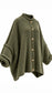 Oversized Modest Sweater Wool Mohair Blend Knit Top