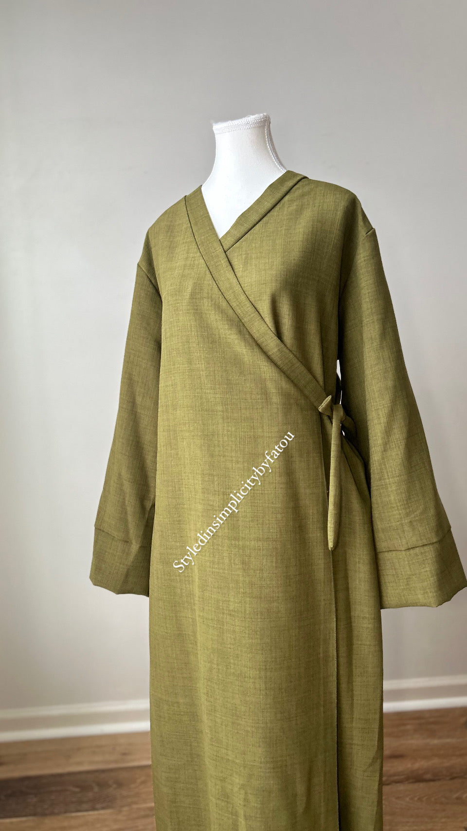 Fati wrap abaya