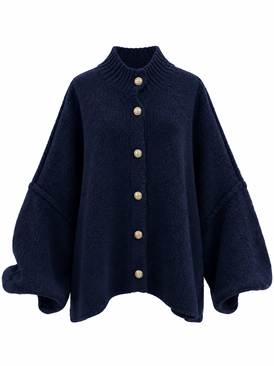 Oversized Modest Sweater Wool Mohair Blend Knit Top