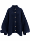 Oversized Modest Sweater Wool Mohair Blend Knit Top