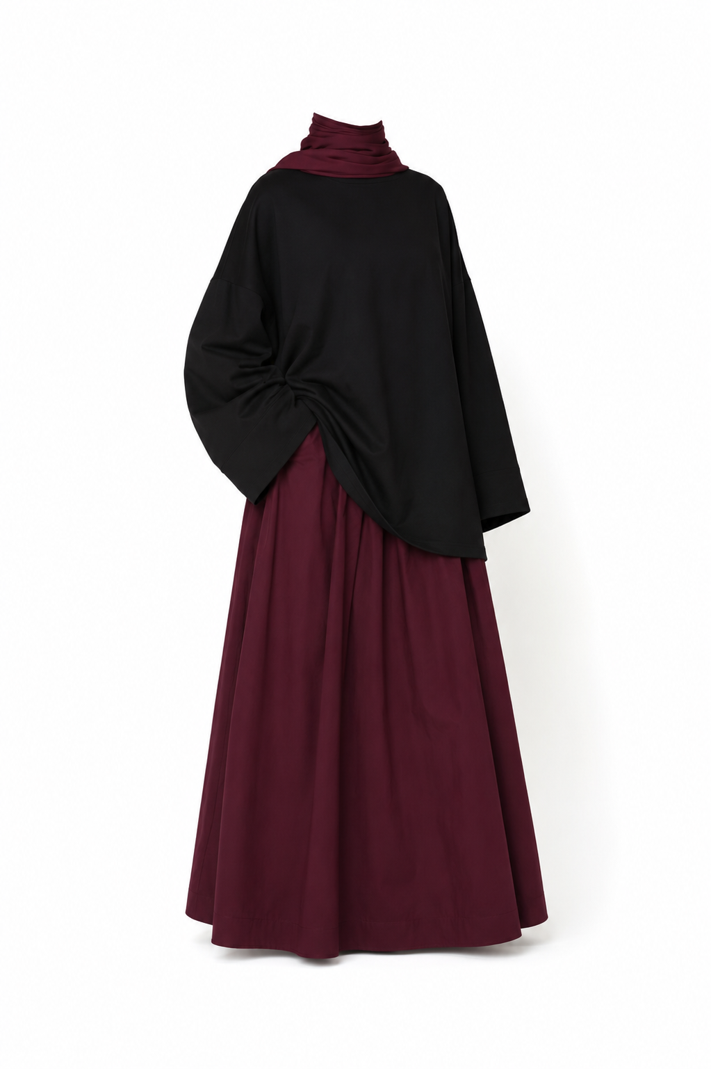Durable Maxi 100% cotton skirt Fatma