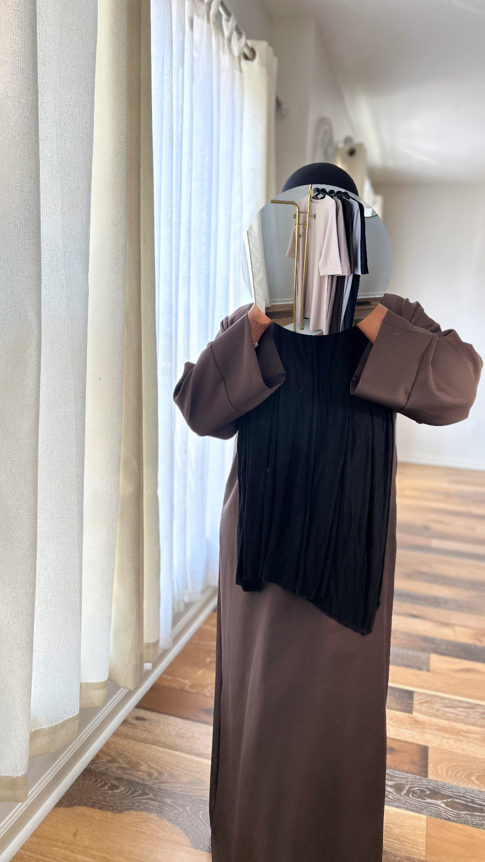 Simple Fall and winter abaya