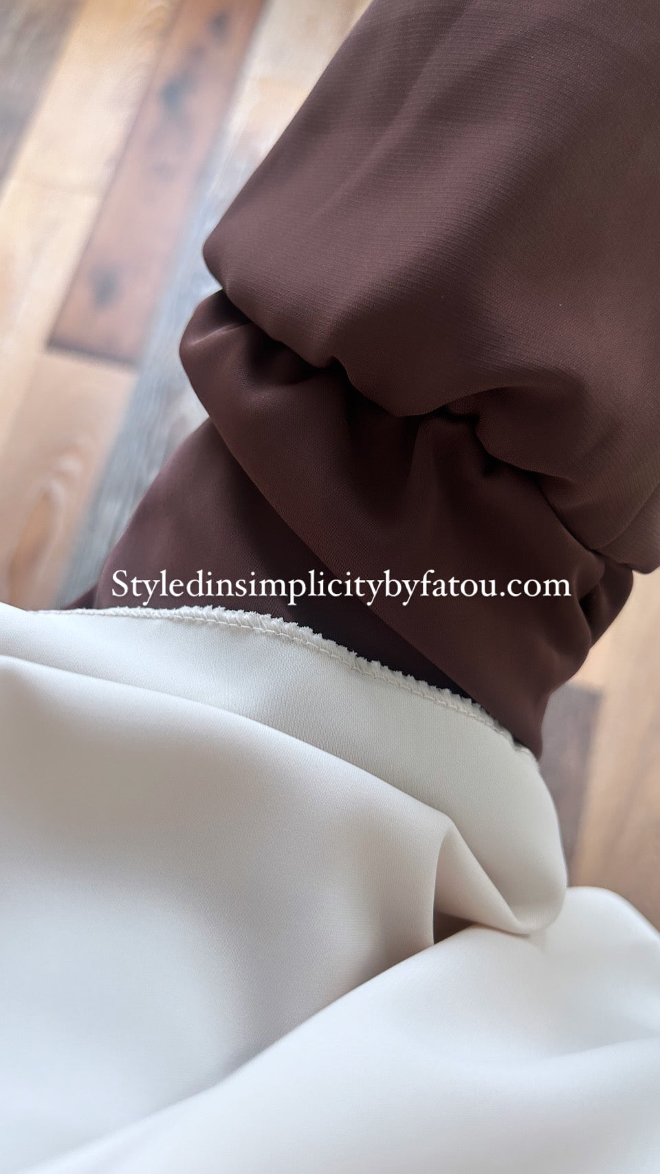 Khimar Abaya set Butterfly ruffle sleeve set