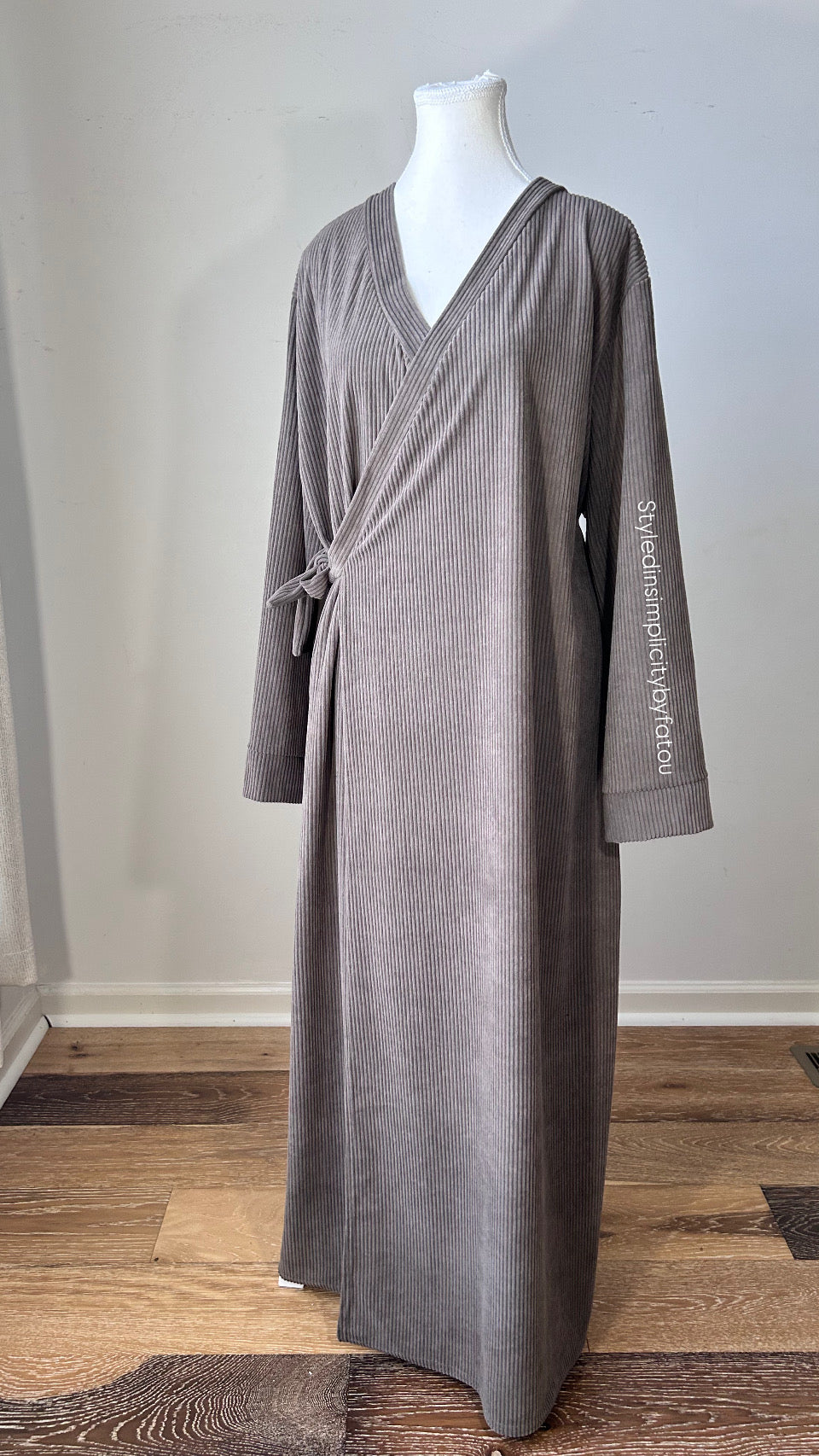 Winter and Fall Fati wrap abaya