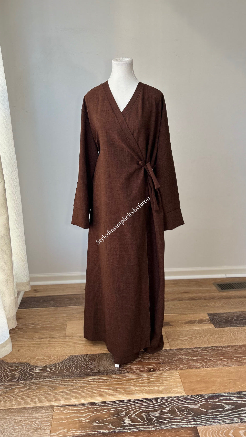 Fati wrap abaya