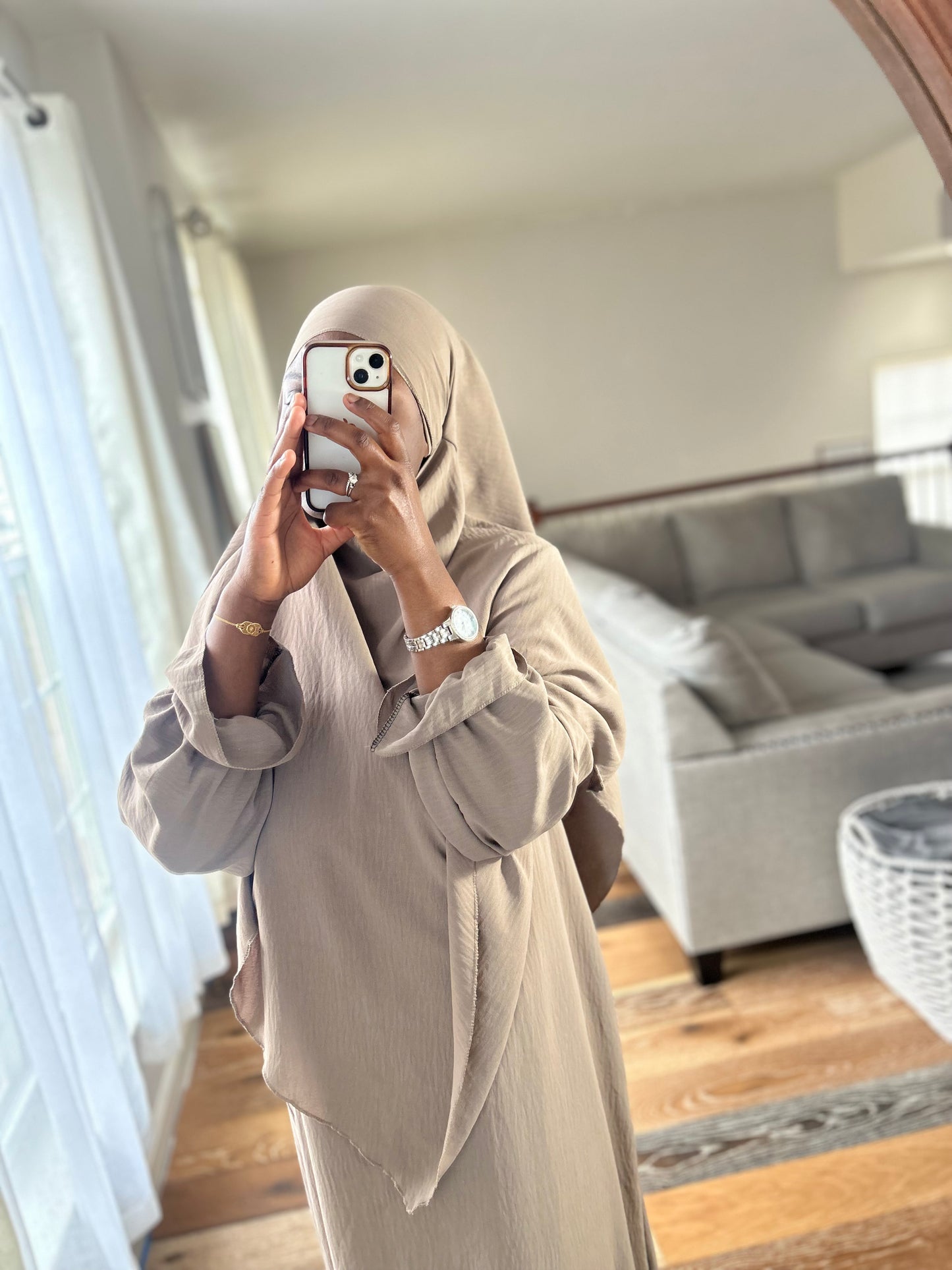 Zeinab Light weight abaya khimar set