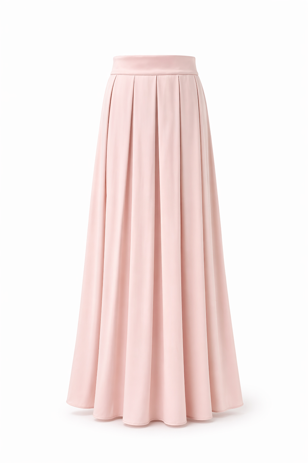 Pleaded maxi skirt 100cm long