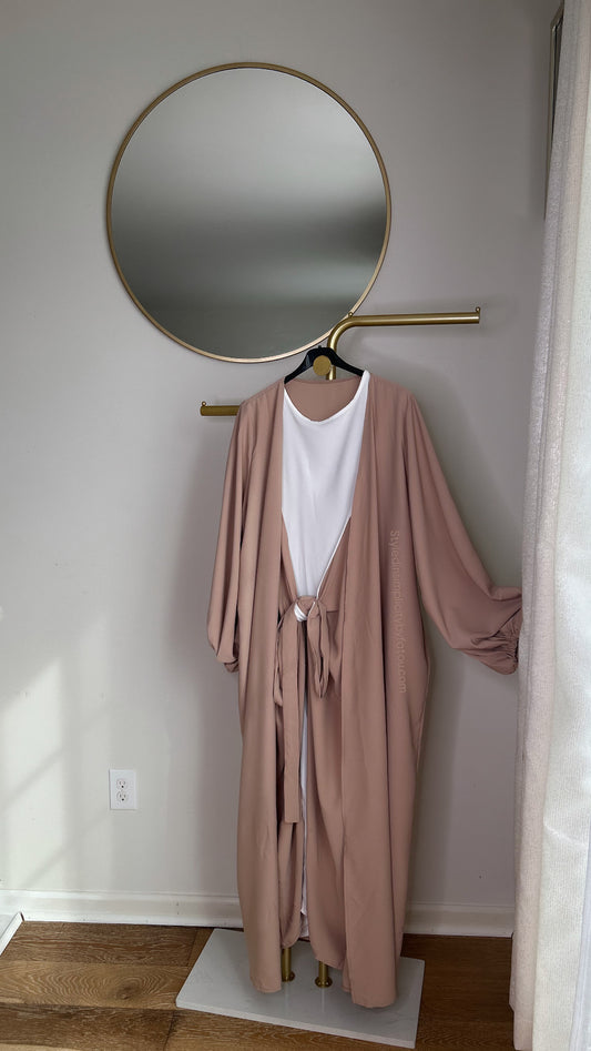 Wrap Abaya set 3 in 1