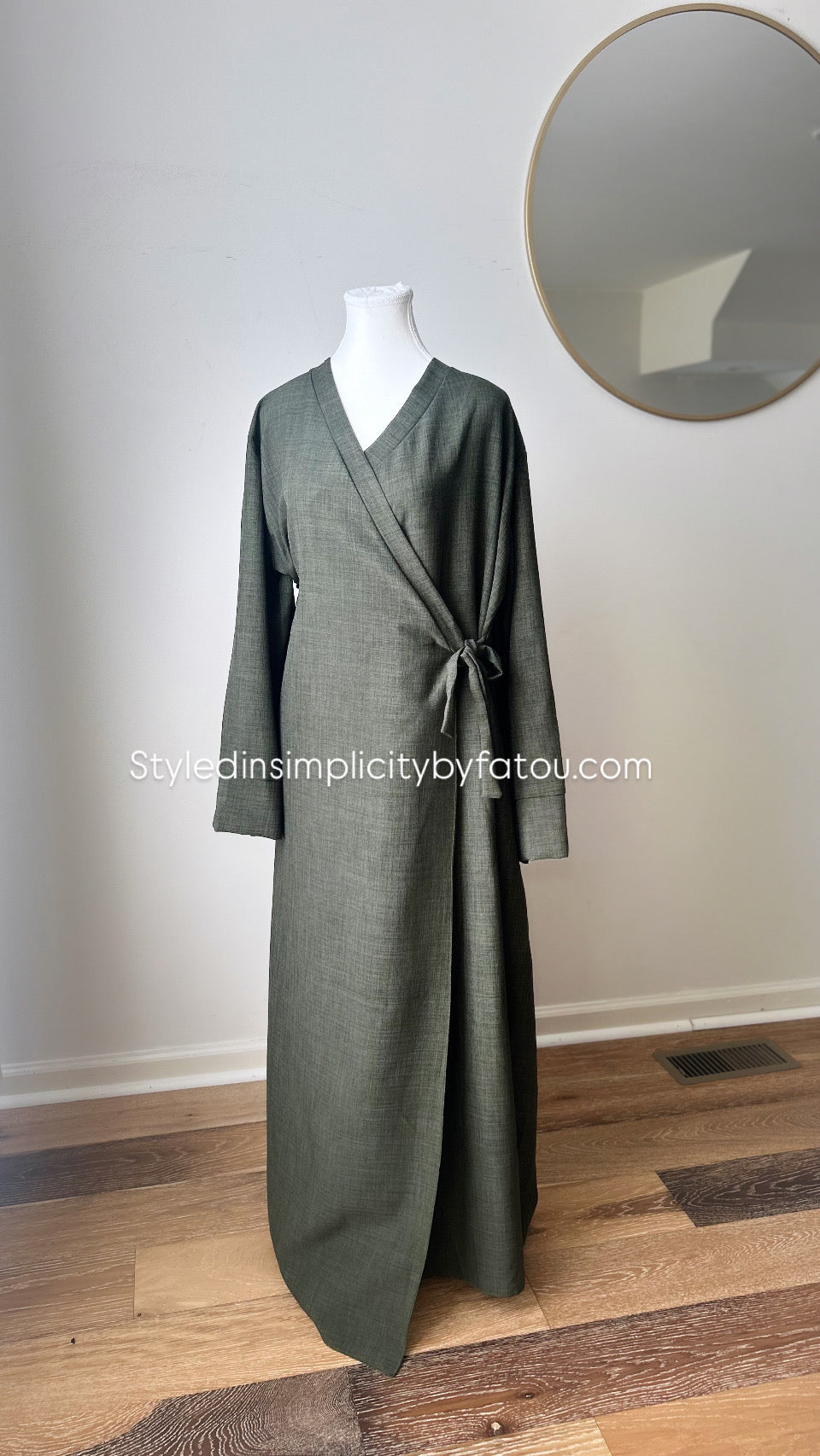 Fati wrap abaya